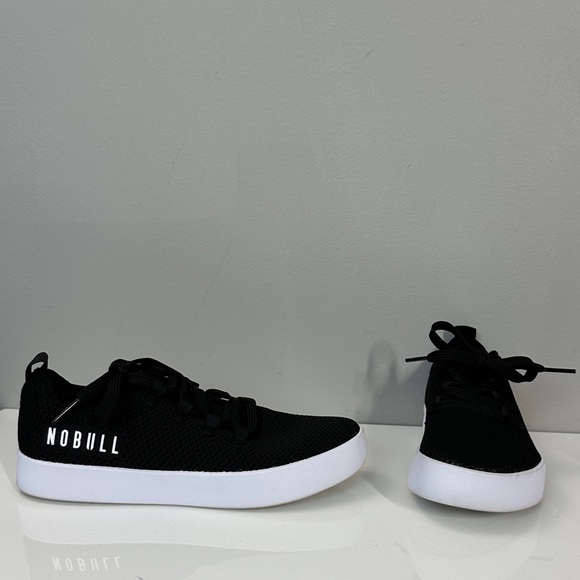 NOBULL Rec Trainer Sneakers Black White Unisex Wonens 9 Mens 7.5 - Picture 1 of 14